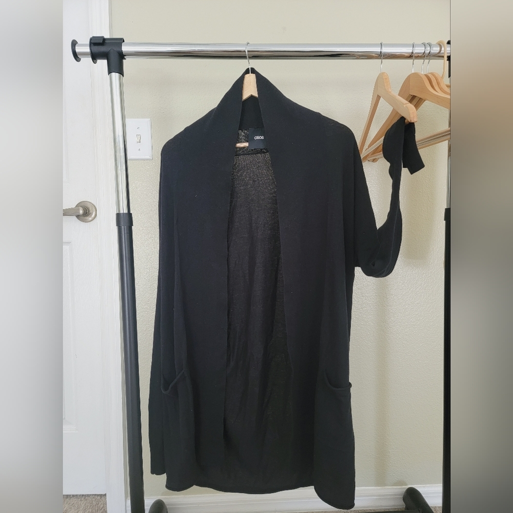 ASOS Longline Open Cardigan XS men